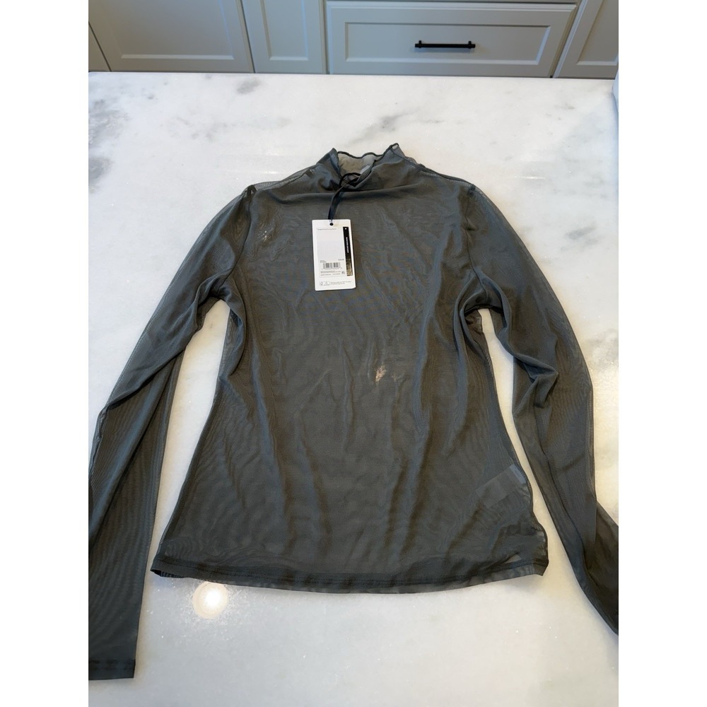 New CALIA by Carrie Underwood Sheer Long Sleeve Top Women's Medium‎